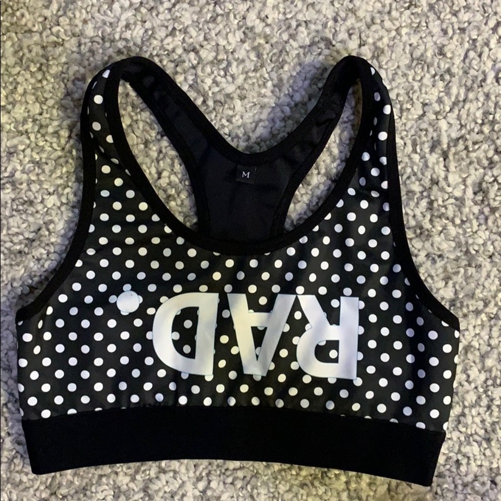 RAD. Love The Pain sports bra